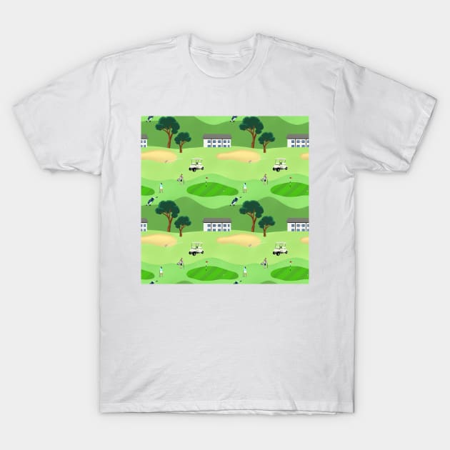 Let's Play Some Golf T-Shirt by Salty Siren Studios